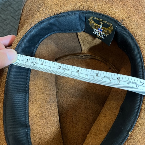 Leather Henschel Hat size large - Picture 9 of 16